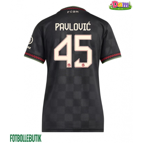 Bayern Munich Aleksandar Pavlovic #45 Tredje Tröja Kvinnor 2025-26 Kortärmad